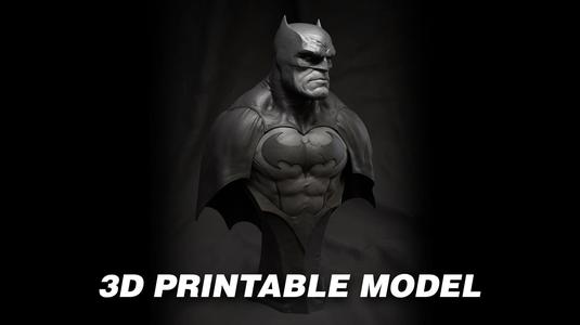 Batman Bust – 3D Printable Model