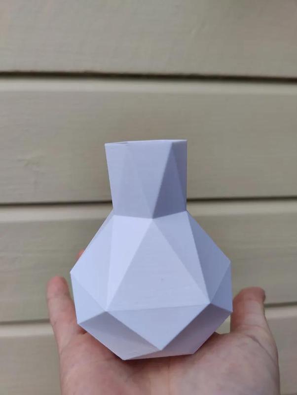 Hexagonal flower vase