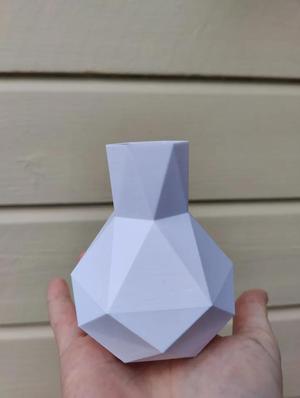 Hexagonal flower vase
