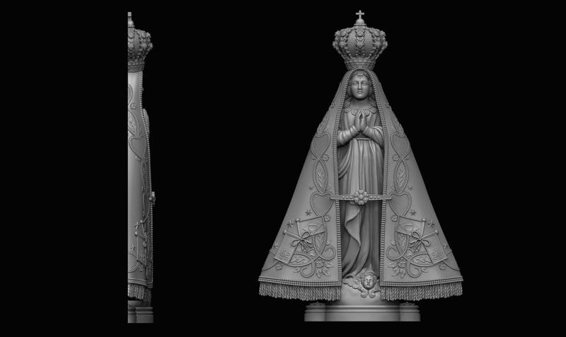 Our Lady of Aparecida Bas-Relief