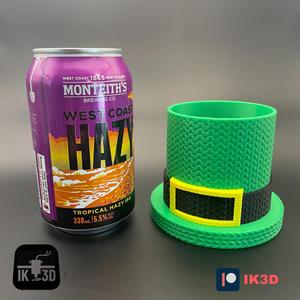 St Patrick’s Day Knitted Leprechaun’s Hat Can Cooler / Pot