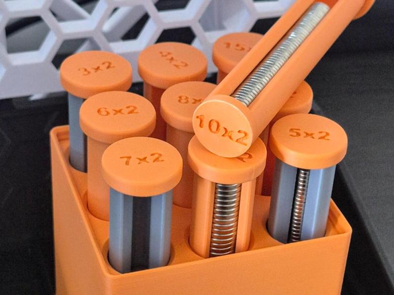 Magneto – Gridfinity Magnet/Washer/Battery holders
