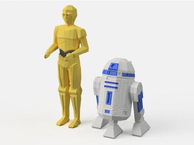 Low-Poly Space Toys #2 – Dual Extrusion Version