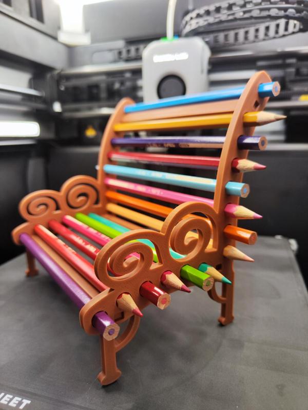 Pencil  storage bench