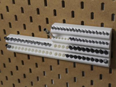 IKEA SKADIS pegboard organizer (4mm and 6mm)