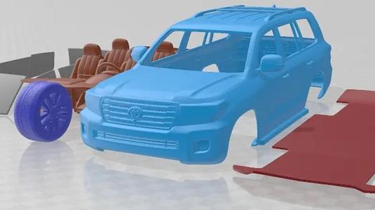 Toyota Land Cruiser J200 2013 Printable Car