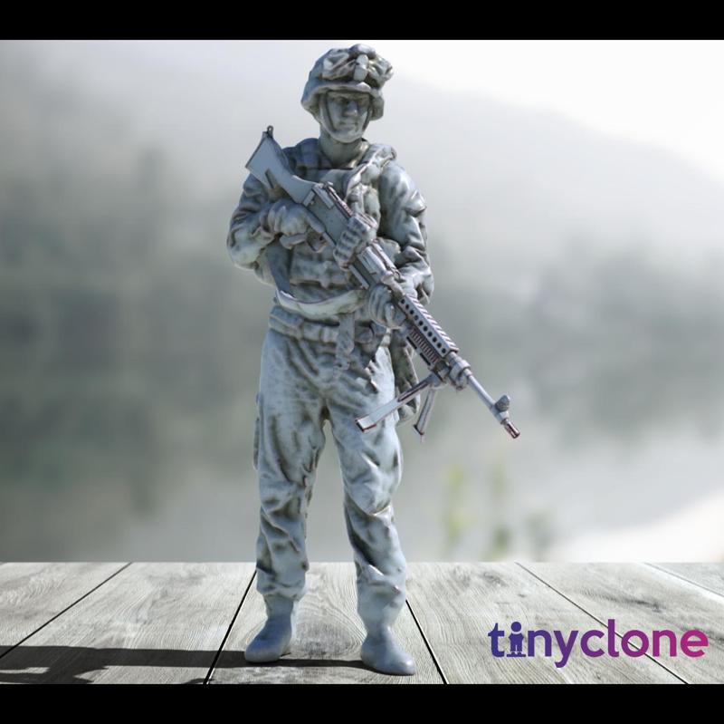 US Marine with machine gun | USMC