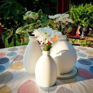 Three Vases  milk bottle  two