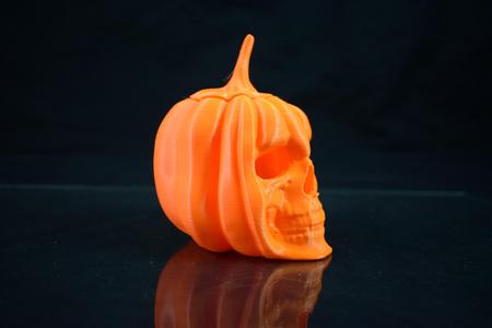 Pumpkin Skull Tealight Lantern