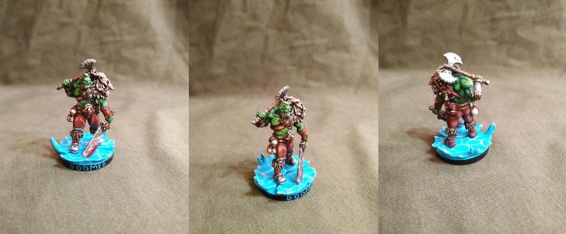 FREE – Orc Barbarian – 32mm scale miniature with supports