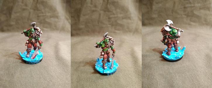 FREE – Orc Barbarian – 32mm scale miniature with supports