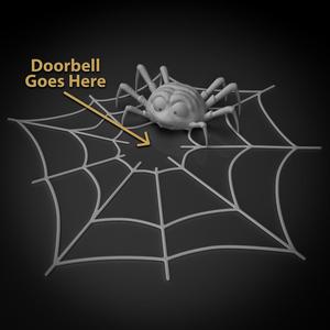 Halloween Spider Doorbell Decoration