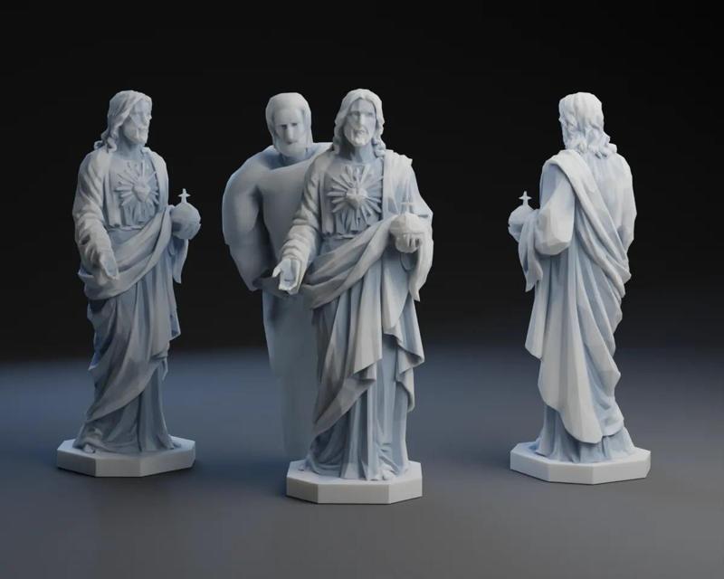 New and Improved Low Poly Jesus