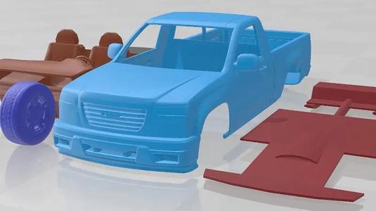 GMC Canyon 2004 Regular Cab Printable Car