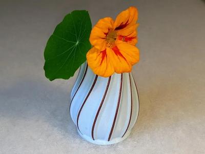 Small Vase with Filament Decoration