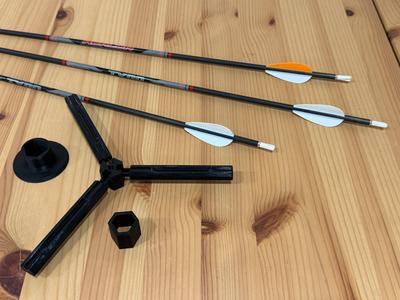 Fletching jig for Avalon Tyro arrow