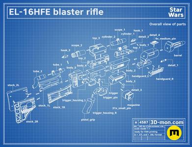 EL-16HFE Blaster Rifle