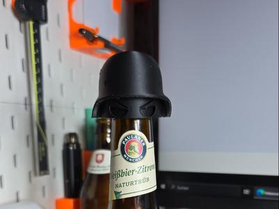 ERIKA Helmet Beer Bottle Cap German Steel Helmet
