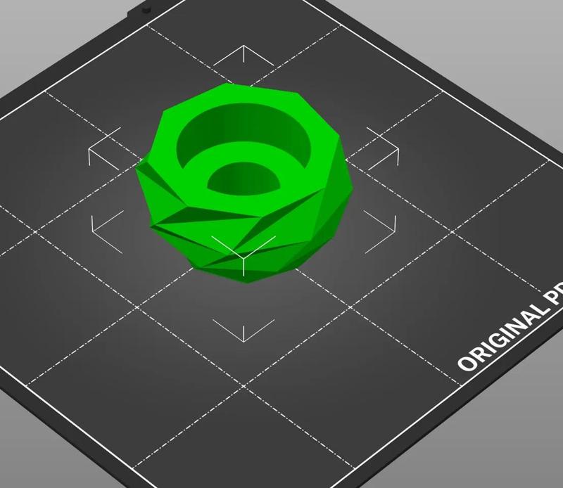 Tealight holder – Low Poly