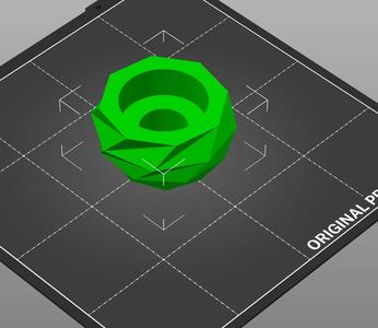 Tealight holder – Low Poly