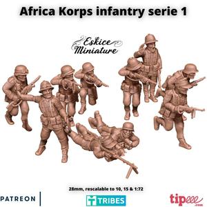 Africa Korps infantry serie 1 – 28mm