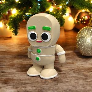 MINI FLEXI ARTICULATING GINGERBREADMAN ( KEYCHAIN VERSION INCLUDED )