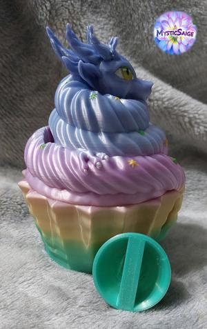 Cupcake Dragon – Piggy Bank – No Supports Needed!