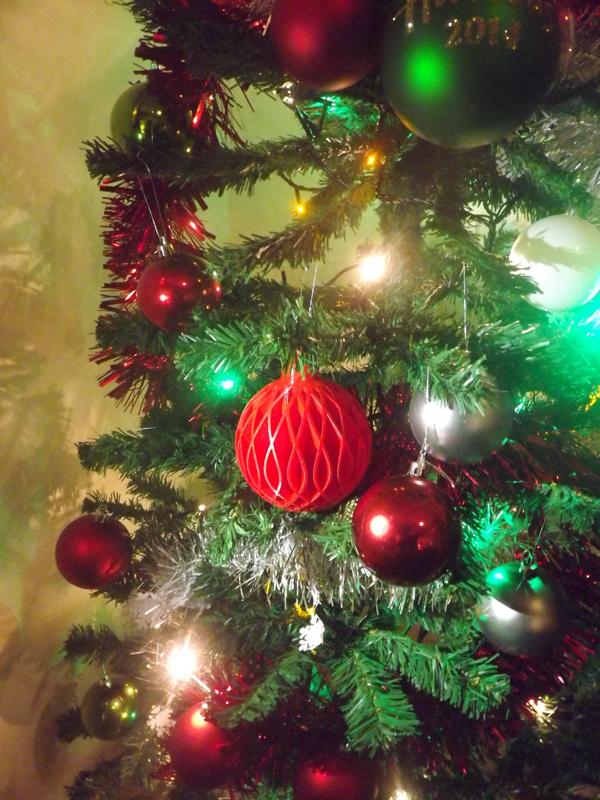 Swirling Christmas ball