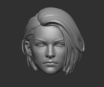 Jill Valentine – Headsculpt for Action Figures