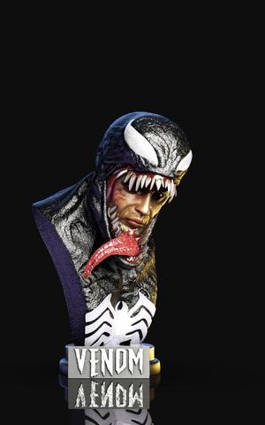 venom bust fan art