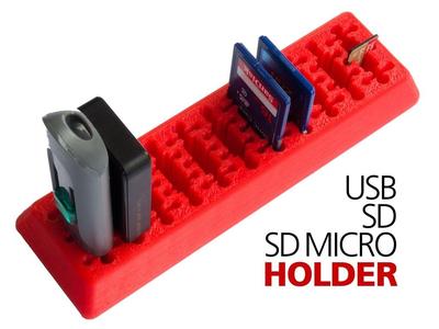 USB SD SD Mirco Holder Combined