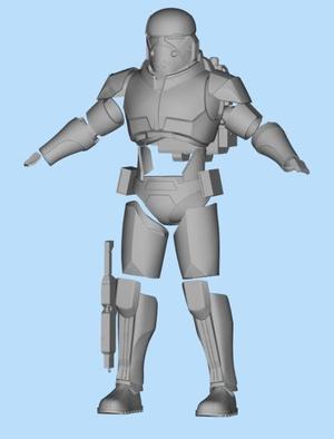 Clone Force Wrekcer One12 Scale Armor STL