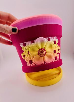 5 Petal Flower Pot