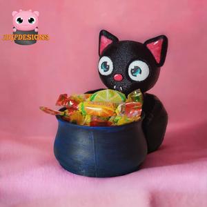 Cute Halloween Bat Candy Container ( No Support )