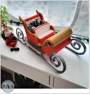 Santa’s Sleigh – Christmas decoration/Table center piece