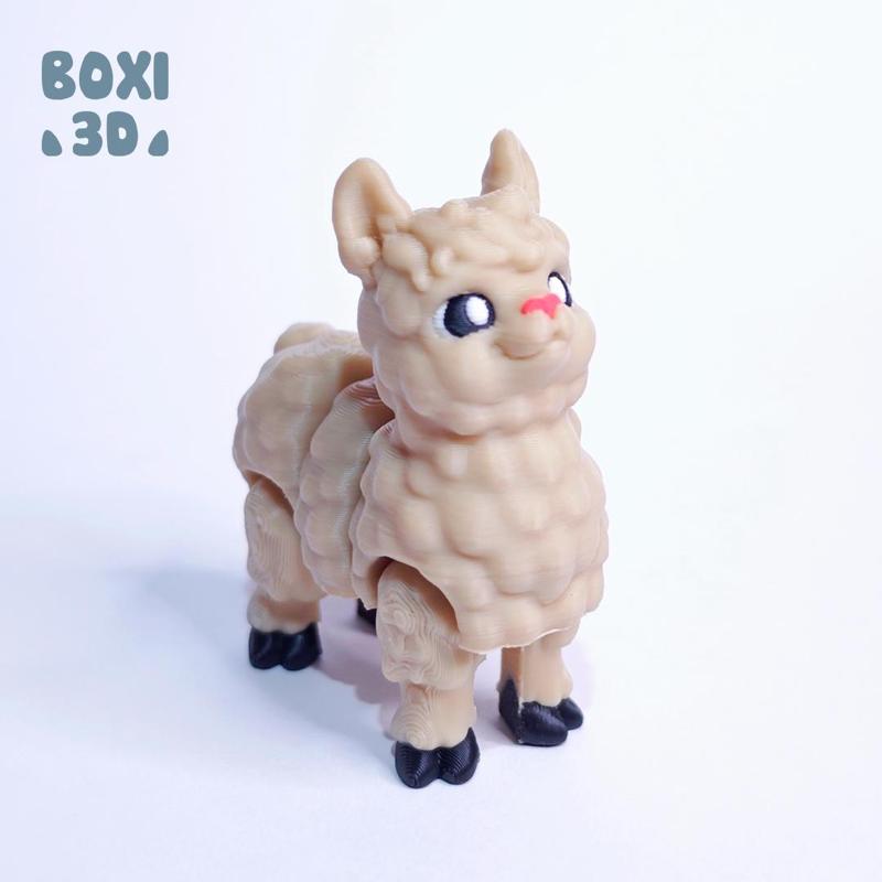ALPACA – FLEXI – ARTICULATED – CUTE- PRINT IN PLACE