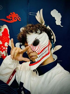 Aira Shiratori Mask Damaged –  Dandadan Anime Cosplay