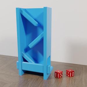 3d printing stl file dice tower for board games for 3d printer
