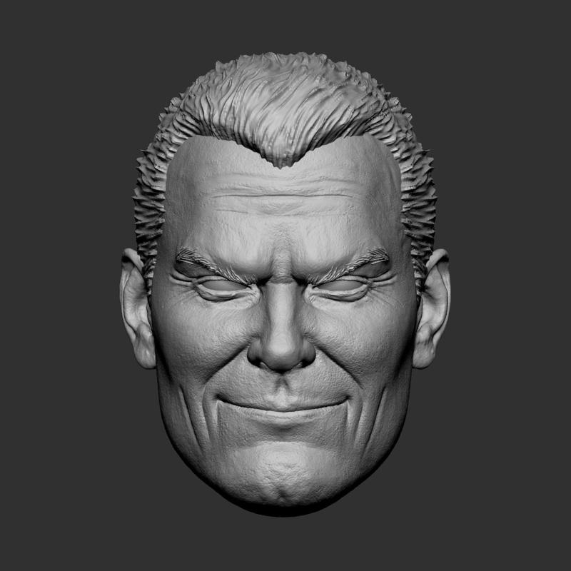 Shazam Head 3D print model