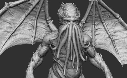 Cthulhu 3d print stl file THE SHORE