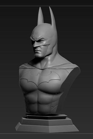 Arkham City Batman bust