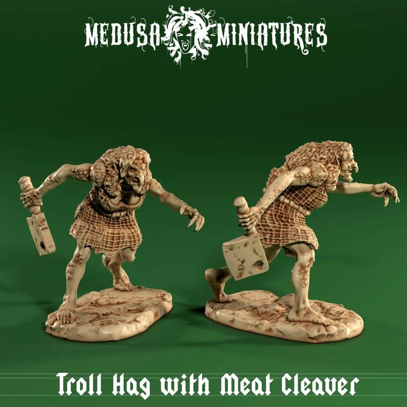 Troll Hag with Meat Cleaver – Monstrous Kitchen Horror
