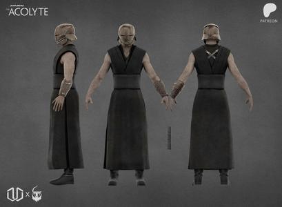 Star Wars The Acolyte The Stranger One6 One12 Figure Kit