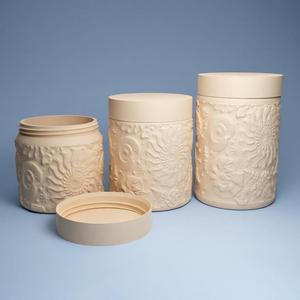 Set of 3 Storage Boxes with Screw Caps – 3D Printing STL File – Instant Download