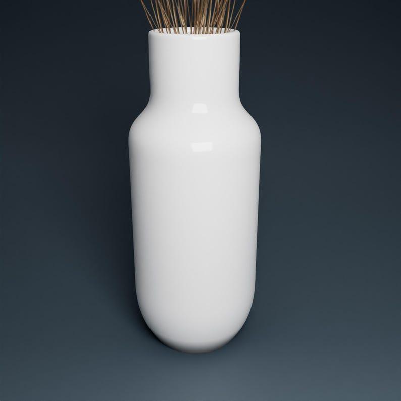 Modern Vase STL 3D Printer file, instant download, unique home decor