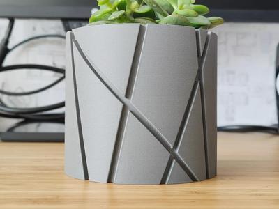 Line Plant pot and Planter – Vase mode design