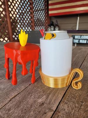 Bloody Candle Koozie / Stash Container