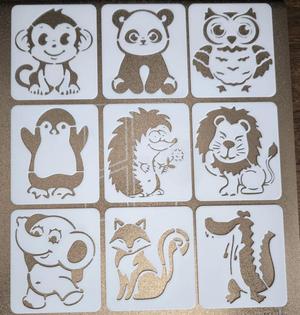 Montessori Template for Kids Stencils animals 4