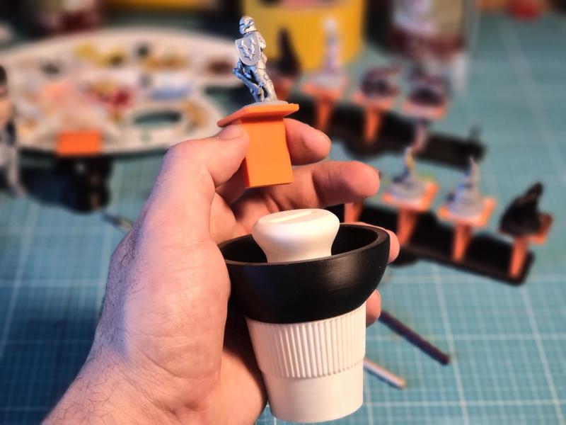 Spinning Handle miniature painting plattforms  V2!