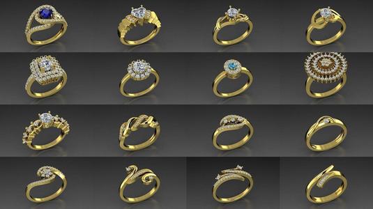 75 Diamond JEWELRY RINGS COLLECTION